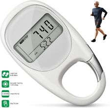3D Schrittzähler Pedometer Joggen Wandern Laufen Gehen mit Clip Messgerät Sport