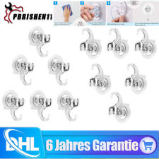 Saugnapf Haken Set Ohne Bohren Saughaken Extra Stark für Fenster Glas Bad Küche