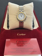 Cartier Santos Vendôme PM Edelstahl/Gold Damenuhr Ref. 1AC 102