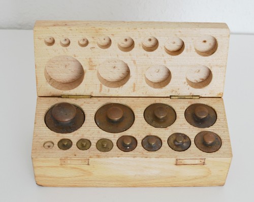 Alter messing gewichtssatz - gewichtssatz, im