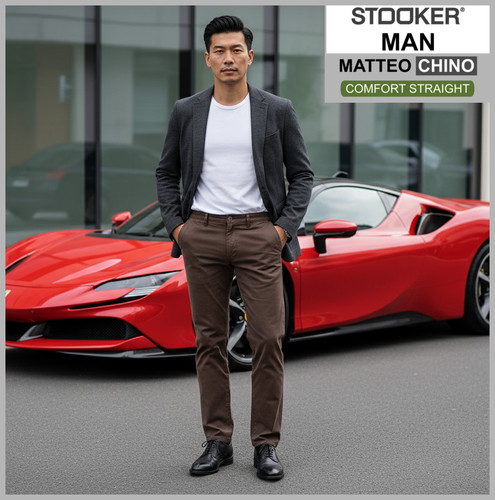 Stooker matteo chino rustred - matteo,