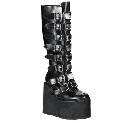 Demonia plateaustiefel - plateaustiefel,