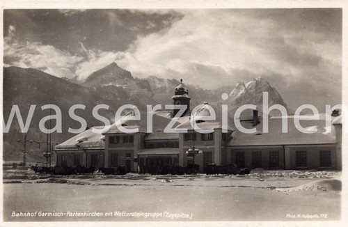 Foto bahnhof garmisch - ak,