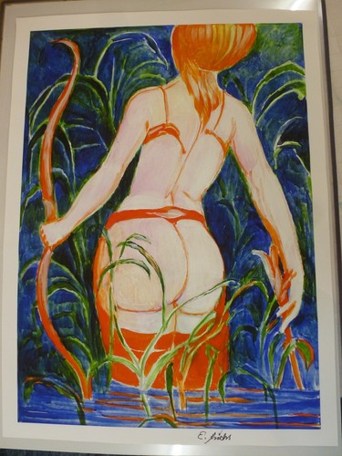 Ernst fuchs leinwandbild mit - fuchs,,