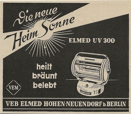 Werbung ddr elmed uv - ddr,