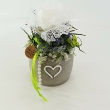 Gesteck künstlich Betontopf