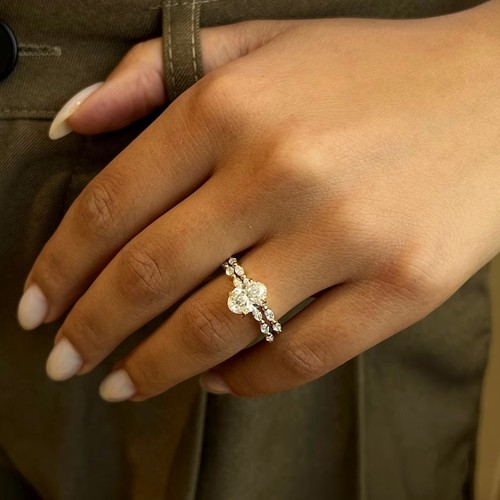 Premium ovalschliff massiv 18k - premium,
