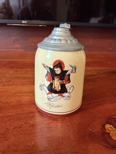 Krug Bierkrug Zinndeckel