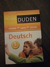 Deutsch Duden 5. Klasse, Wissen, Üben, Testen *WIE NEU*