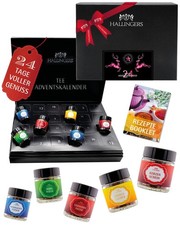 Tee Adventskalender im Glas - Premium Auswahl Geschenkidee - Hallingers DE
