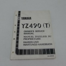 original Yamaha YZ 490 Werkstatthandbuch Reparaturanleitung Handbuch manual