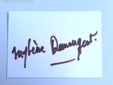 Mylène Demongeot  Autogramm Karteikarte weiß 7,5x10,5 Fantomas