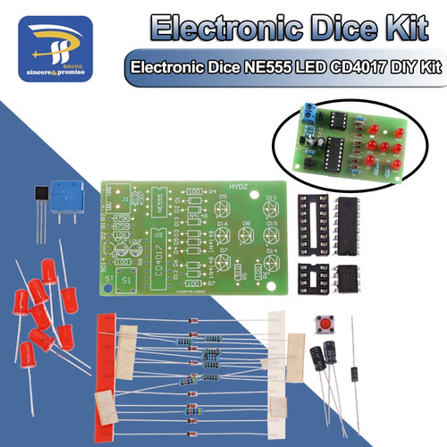 Elektronische würfel ne555 - würfel,