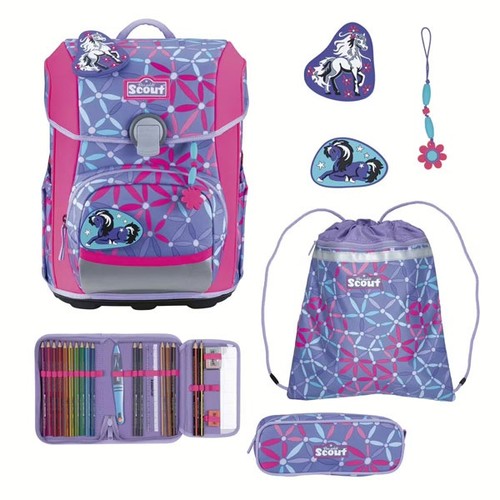 Scout neo schulranzen set - scout, pony