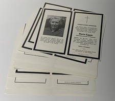 25x Sterbebilder 1972–1976