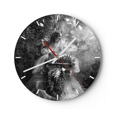 Modern wanduhr 40x40cm - wanduhr, rund