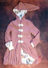 Mantel Größe 140 Handmade Zipfelkapuze