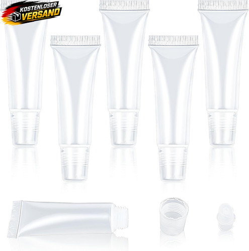 Leere lippenpflege tuben 8ml - lippenpflege,