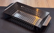 Edelstahl Grillkorb mit