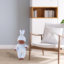 Unisex Babypuppe, schwarze