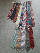 14 Stück Krawatten Schlips / Konvolut vers. Farben s. Fotos