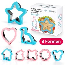 8x Ausstecher Kinder Brot