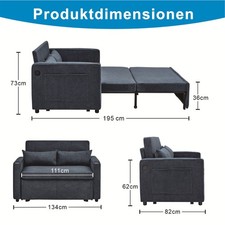 Schlafsofa mit schlaffunktion - mit,