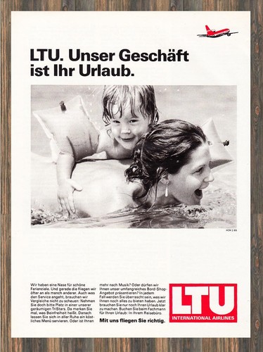 Ltu reklame werbeanzeige - -,