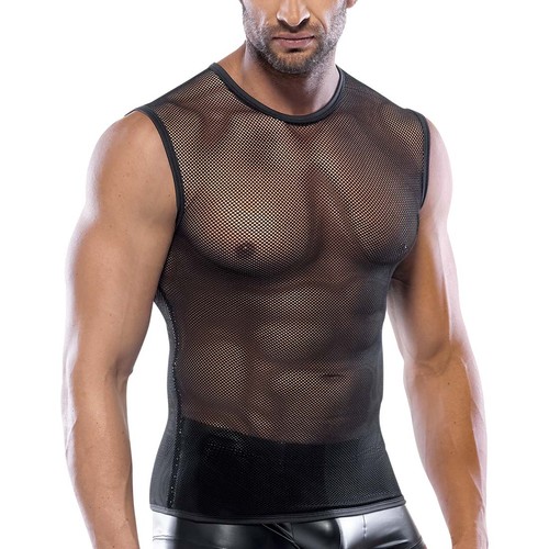 Herren netz shirt xxl - netz, m-xxl