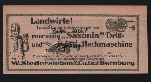 Bernburg werbung 1928 w - 1928,,
