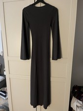 maxikleid | grau | s