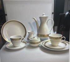 Fürstenberg Tete a Tete Service für 2 Personen Galerie Goldbordüre 02826 9 tlg. 