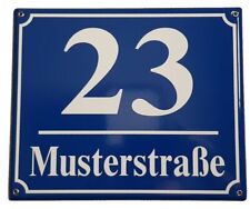 Hausnummernschild 300 x 250mm