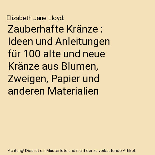 Zauberhafte kränze ideen - zauberhafte, :