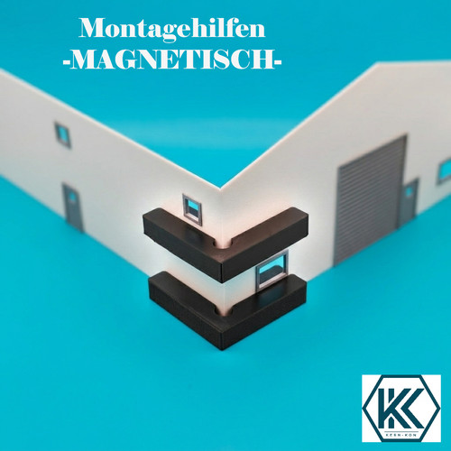 Klebehilfe magnetisch - , 90°