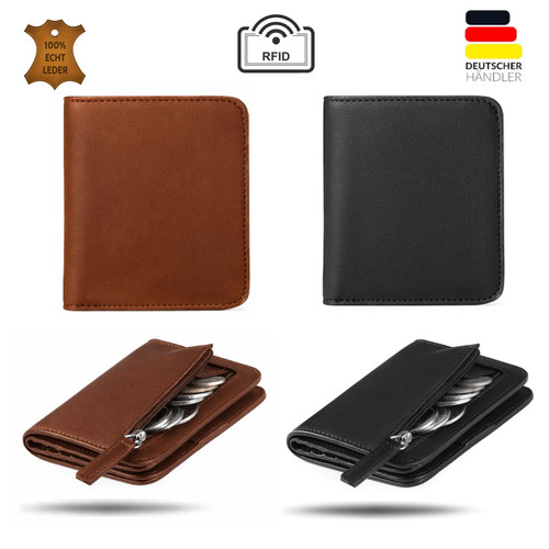 Mini geldbörse echtleder - mini,