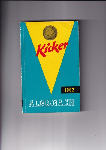 Kicker almanach 1962 das - kicker,