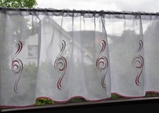 - 120 - Scheibengardine weiß