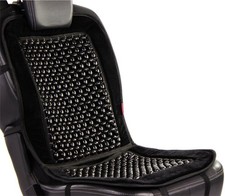 Holzkugel Sitzauflage schwarz