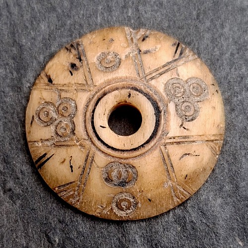 Antique islamic bone spindle - antique,