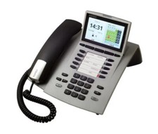 AGFEO ST45 IP VoIP - Systemtelefon Silber - Top Zustand ST 45 IP