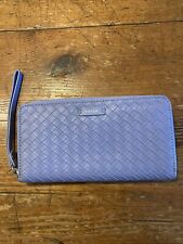 Fossil Geldbörse Clutch lavendelfarben lila Flechtoptik Top Zustand