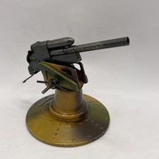 Hausser Elastolin Flugabwehr Kanone Geschütz FLAK LW Luftwaffe Blech Masse Figur