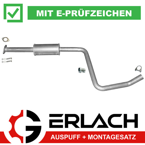 Mittelschalldämpfer für opel - mittelschalldämpfer,