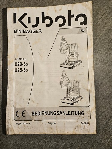 Bedienungsanleitung kubota - bedienungsanleitung,