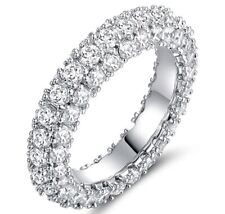 LOVE ELEGANTER MEMORY RING HOCHZEIT VERLOBUNG ZIRKONIA HIGHEND DIAMANT Gr.8