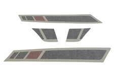 Aufkleber Dekorsatz Schriftzug Seitenverkleidung Vespa GTS SUPER SPORT 2017/18