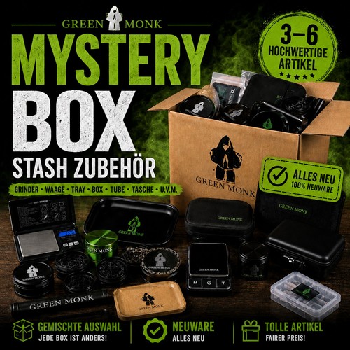 Green monk retouren box stash - green,