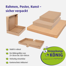 Bilderkartons,Leinwandkartons, Kunst, Gemälde, 2-wellig, div. Größen