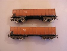 Piko H0, 2 offene Güterwagen